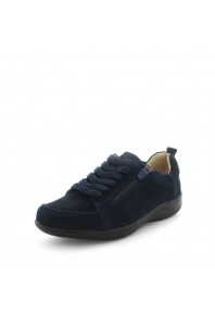 Just Bee Caby Lace up Suede Navy 